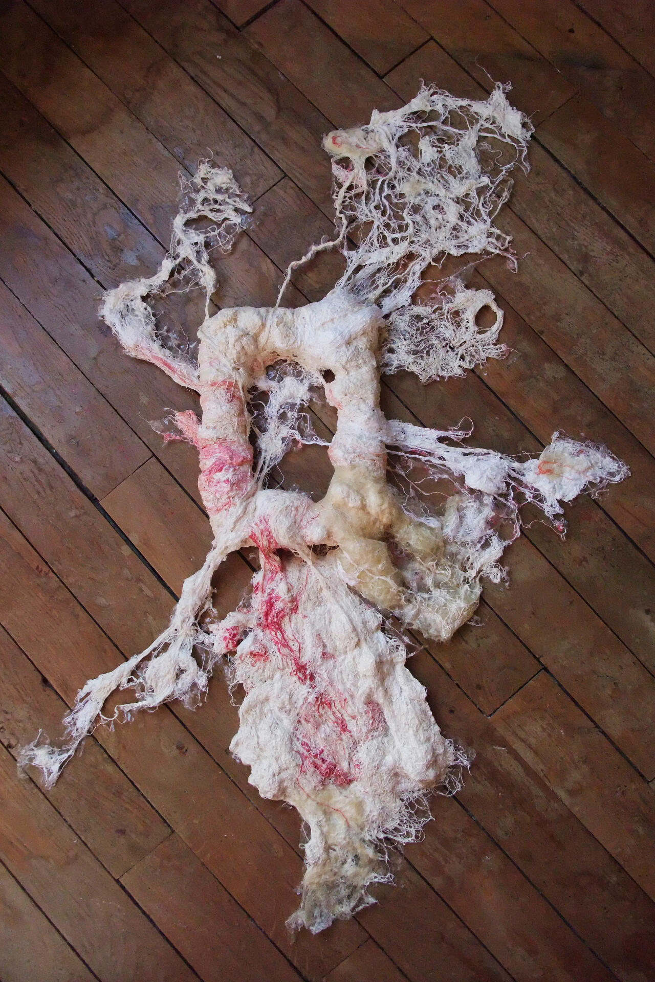 art textile-fiber art-threads-fil-Maureen Lasne-Contemporary art-Organic piece art textile-fiber art-threads-fil-Maureen Lasne-Contemporary art-Organic piece