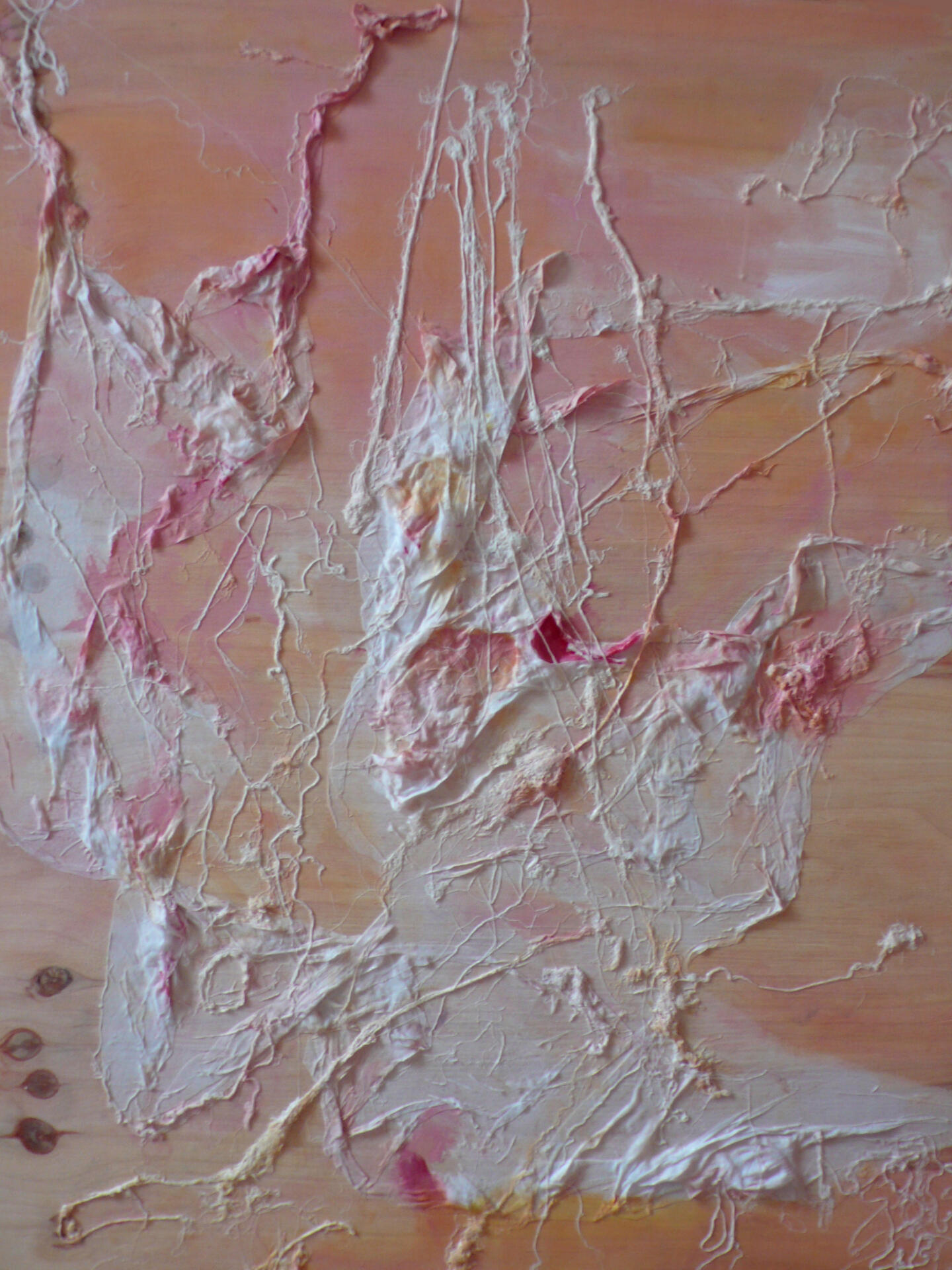 art textile-fiber art-threads-fil-Maureen Lasne-Contemporary art-silk-soie-Organic piece
