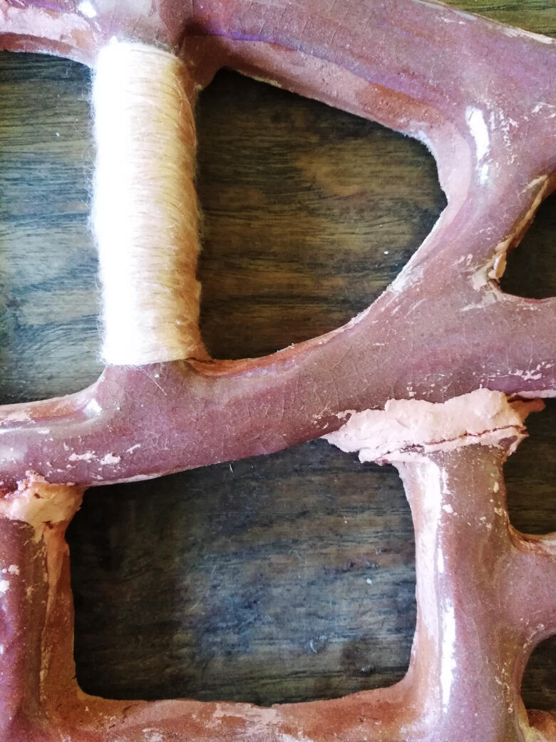 céramique d'art-ceramic art-red clay-Maureen Lasne-Contemporary art-Organic piece