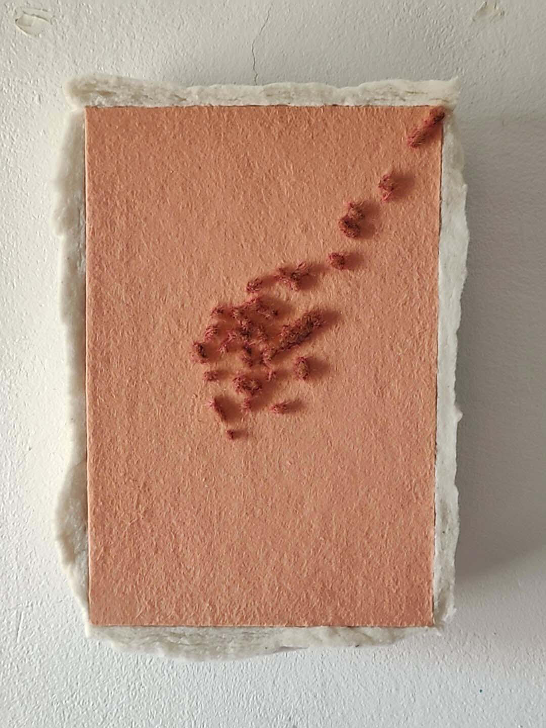 céramique d'art-ceramic art-red clay-Maureen Lasne-Contemporary art-Organic piece
