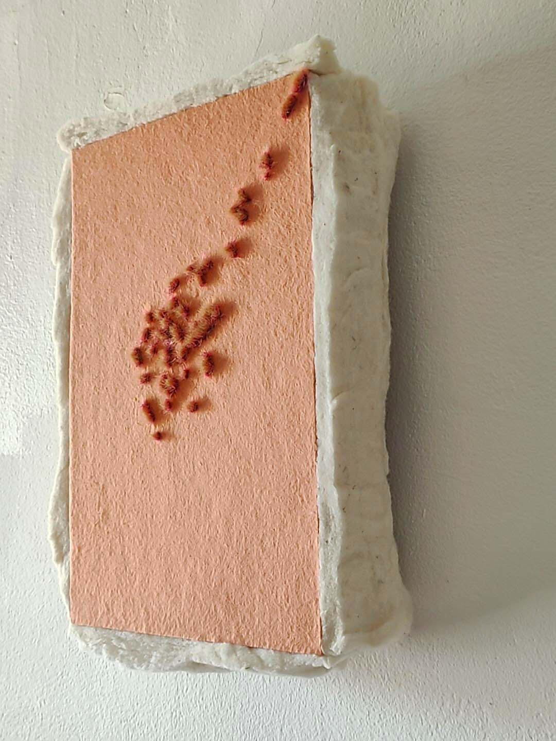 céramique d'art-ceramic art-red clay-Maureen Lasne-Contemporary art-Organic piece